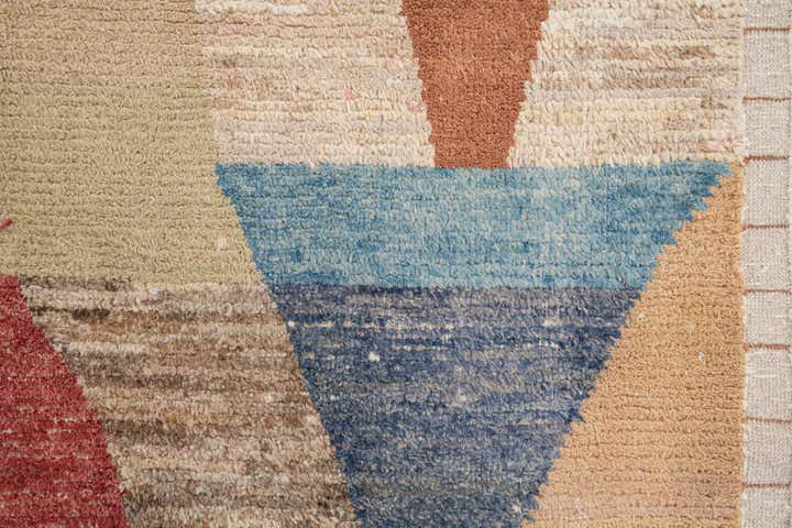 8' 10 x 13' Hand Knotted Moroccan Wool Rug