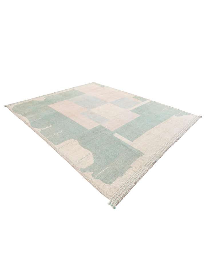 8' 2 x 9' 10 Hand Knotted Moroccan Wool Rug