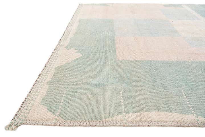 8' 2 x 9' 10 Hand Knotted Moroccan Wool Rug