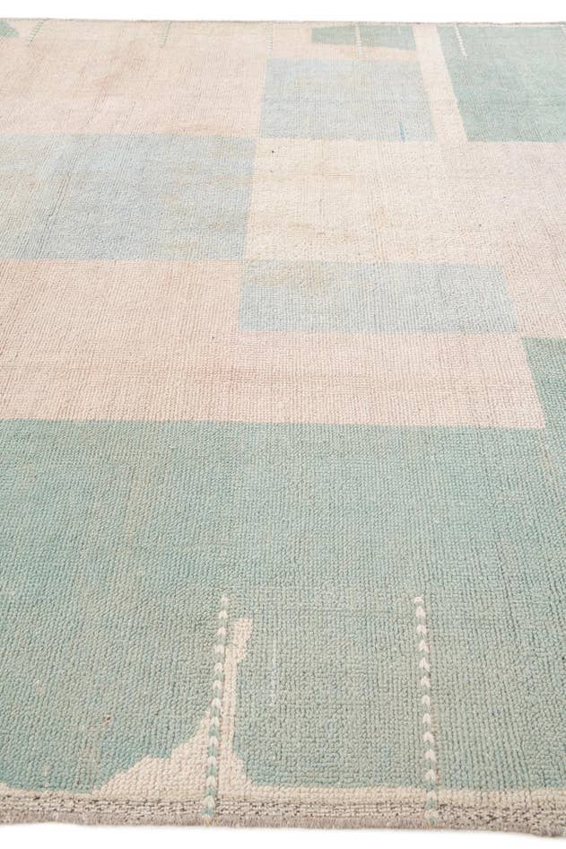 Detail image of 8' 2 x 9' 10 Hand Knotted Moroccan Wool Rug