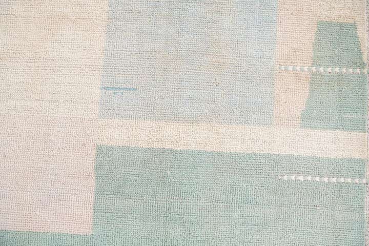 8' 2 x 9' 10 Hand Knotted Moroccan Wool Rug