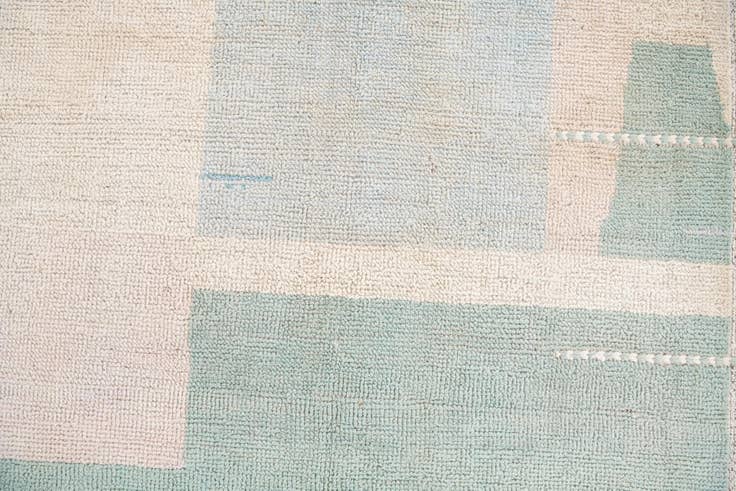 Detail image of 8' 2 x 9' 10 Hand Knotted Moroccan Wool Rug