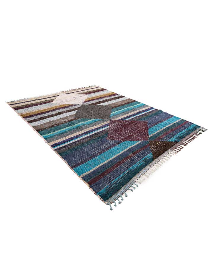 8' 2 x 10' 4 Hand Knotted Moroccan Wool Rug