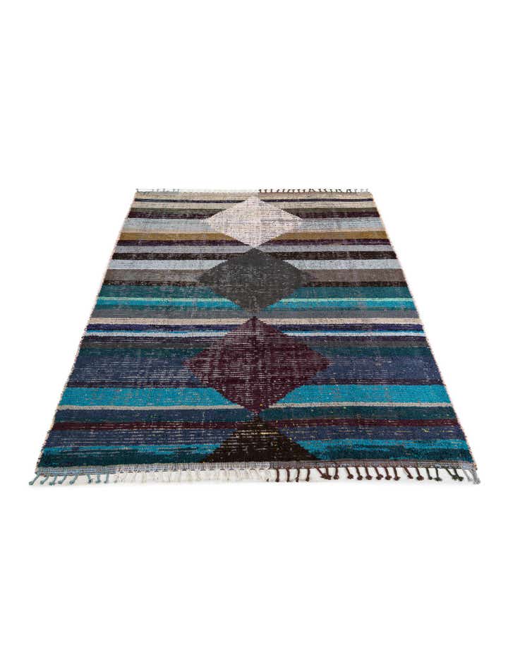 8' 2 x 10' 4 Hand Knotted Moroccan Wool Rug
