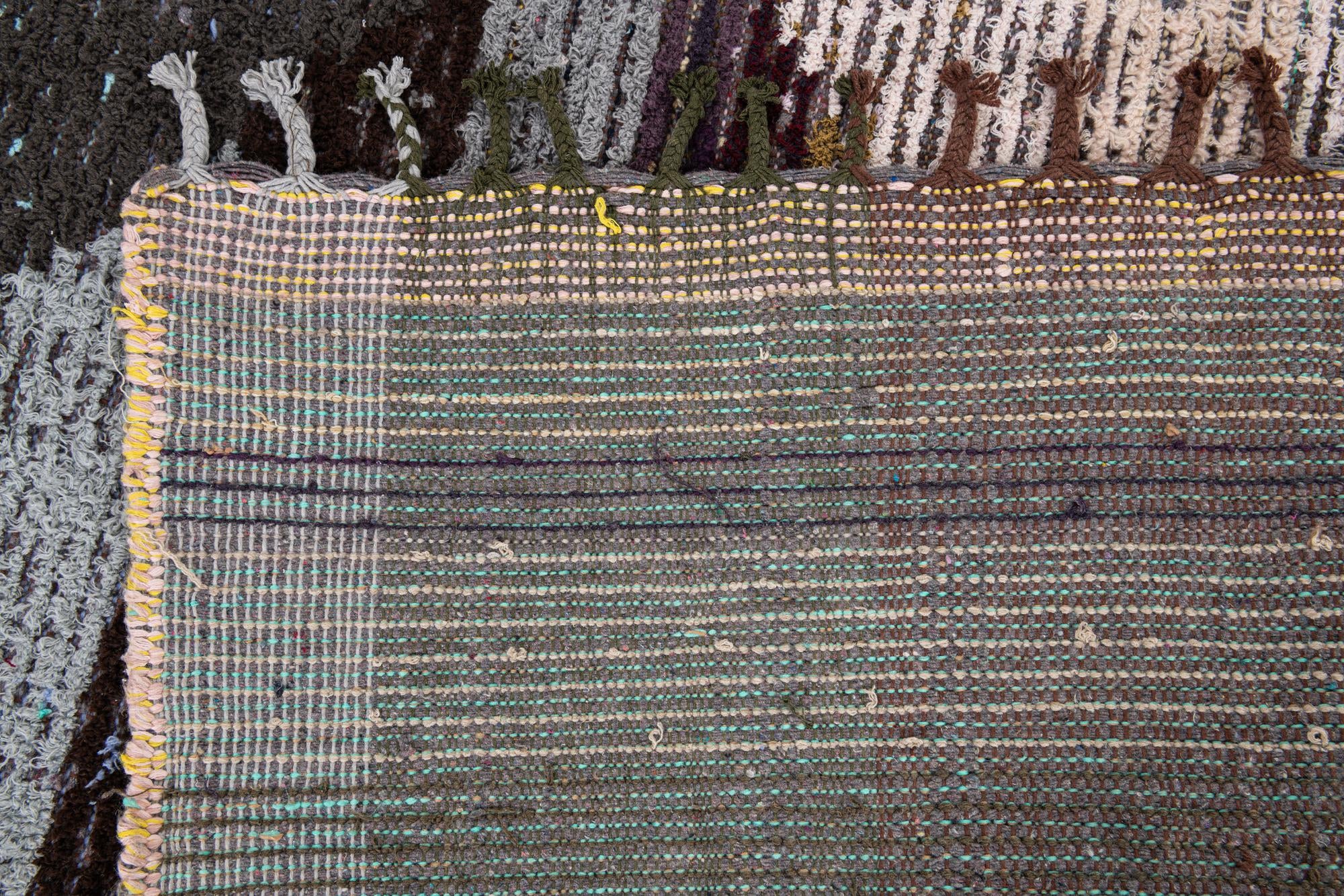 8' 2 x 10' 4 Hand Knotted Moroccan Wool Rug
