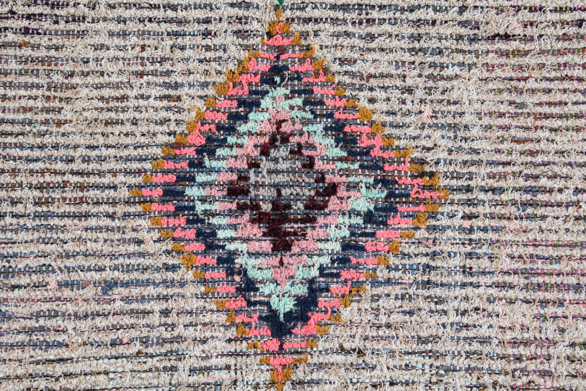 5' 8 x 8' 3 Hand Knotted Moroccan Wool Rug