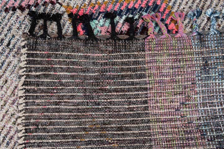 5' 8 x 8' 3 Hand Knotted Moroccan Wool Rug