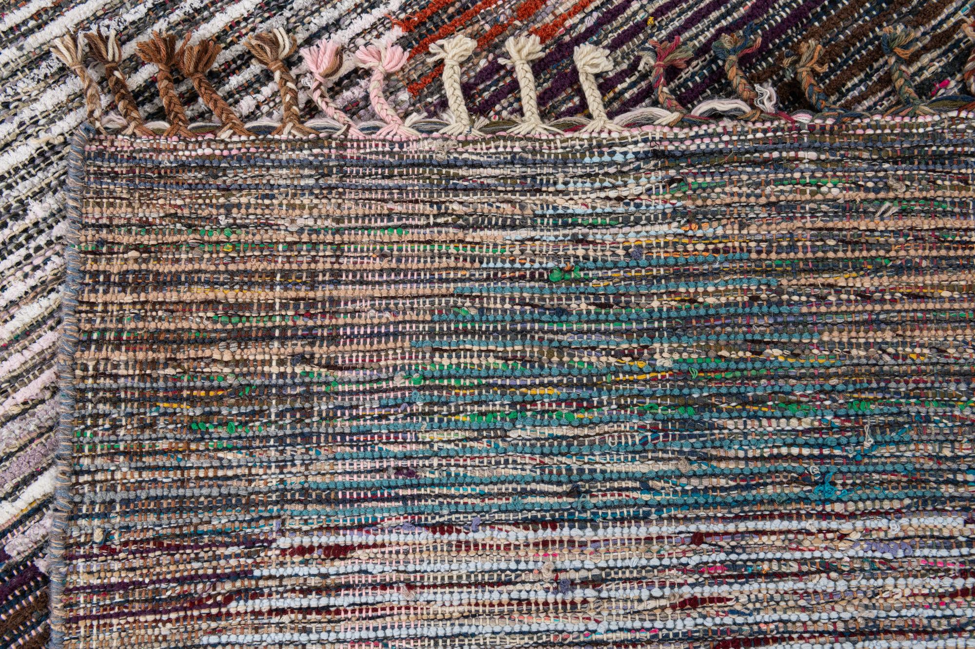 5' 6 x 8' 4 Hand Knotted Moroccan Wool Rug