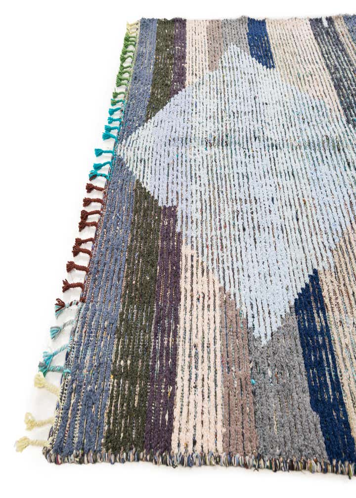 5' 8 x 8' 3 Hand Knotted Moroccan Wool Rug