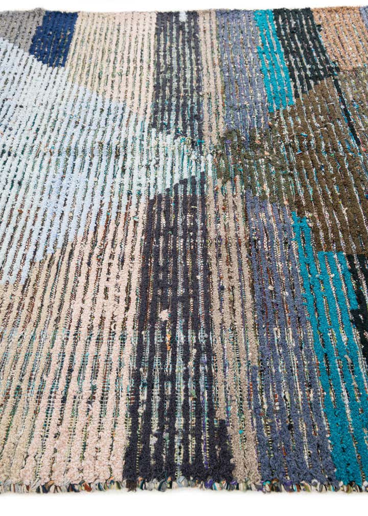 5' 8 x 8' 3 Hand Knotted Moroccan Wool Rug