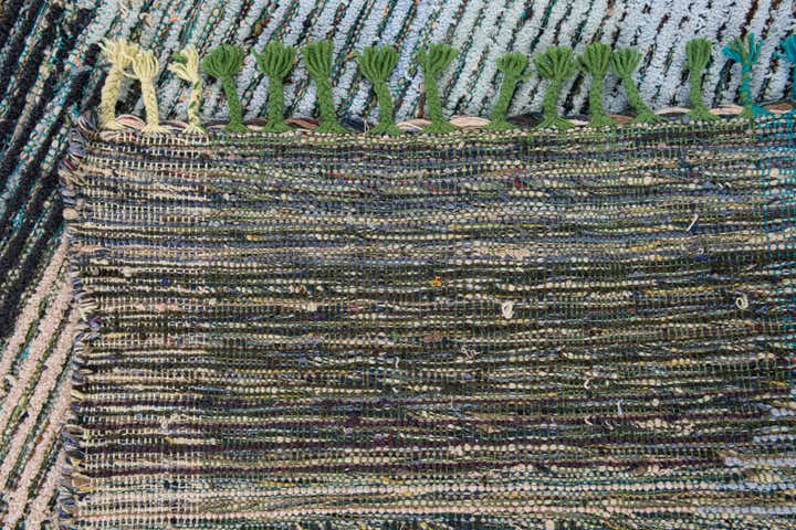 5' 8 x 8' 3 Hand Knotted Moroccan Wool Rug