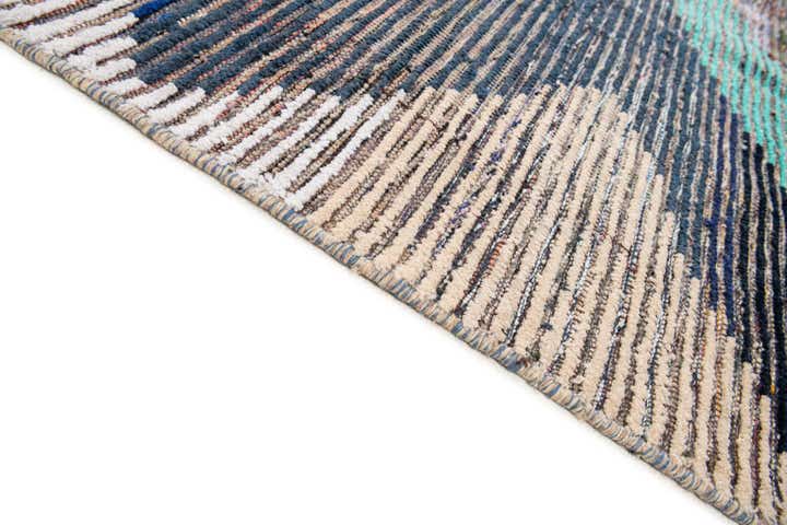 8' 2 x 10' Hand Knotted Moroccan Wool Rug
