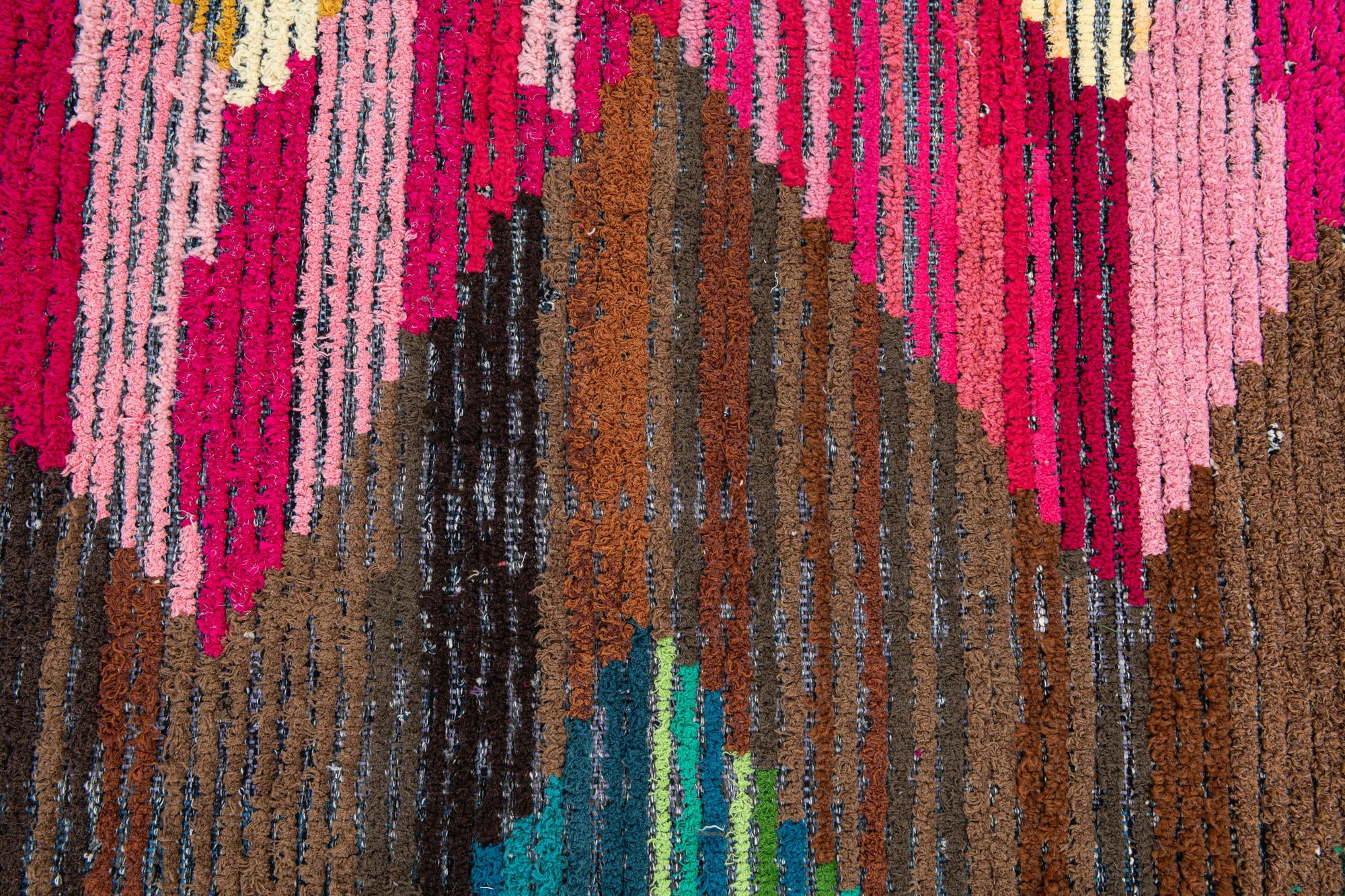 8' 2 x 10' 5 Hand Knotted Moroccan Wool Rug