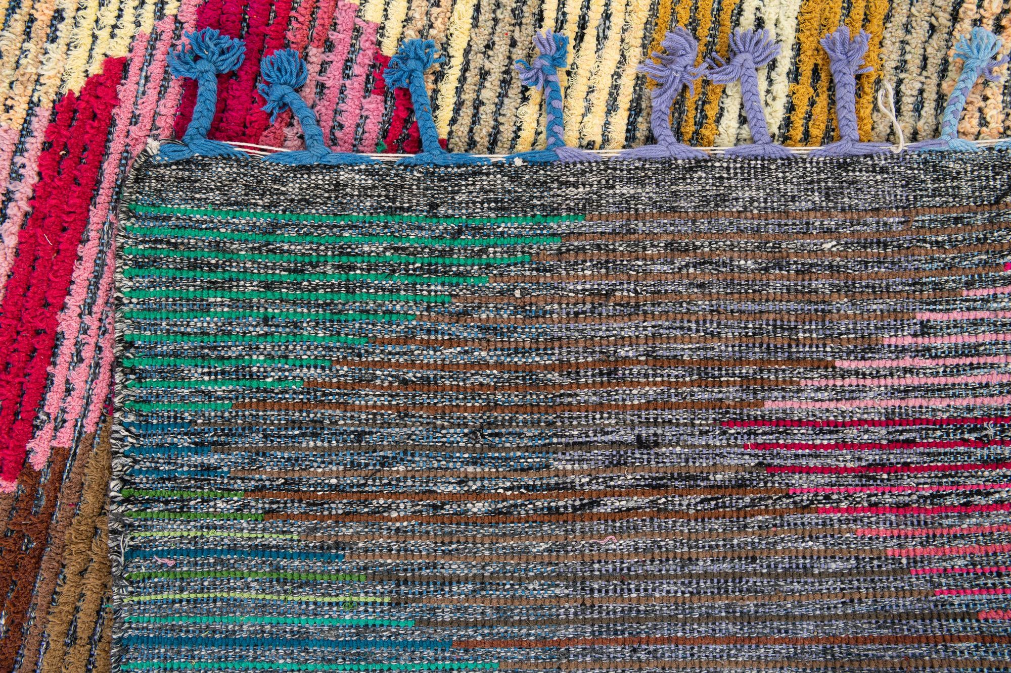 8' 2 x 10' 5 Hand Knotted Moroccan Wool Rug