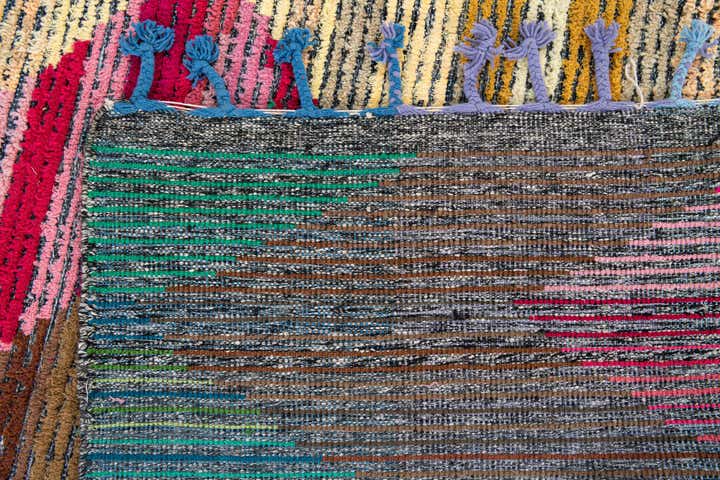 8' 2 x 10' 5 Hand Knotted Moroccan Wool Rug
