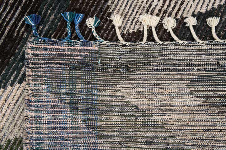 5' 7 x 8' Hand Knotted Moroccan Wool Rug