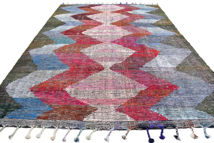 9' 3 x 12' 2 Hand Knotted Moroccan Wool Rug