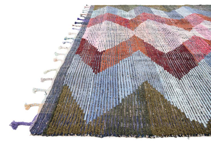 Detail image of 9' 3 x 12' 2 Hand Knotted Moroccan Wool Rug