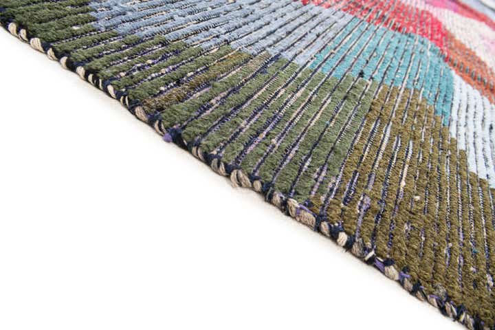 9' 3 x 12' 2 Hand Knotted Moroccan Wool Rug