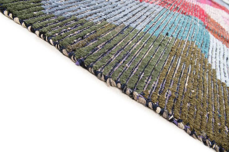 Detail image of 9' 3 x 12' 2 Hand Knotted Moroccan Wool Rug