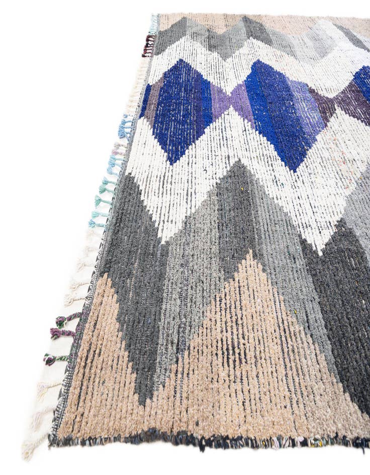 Detail image of 9' 4 x 12' 1  Hand Knotted Moroccan Wool Rug