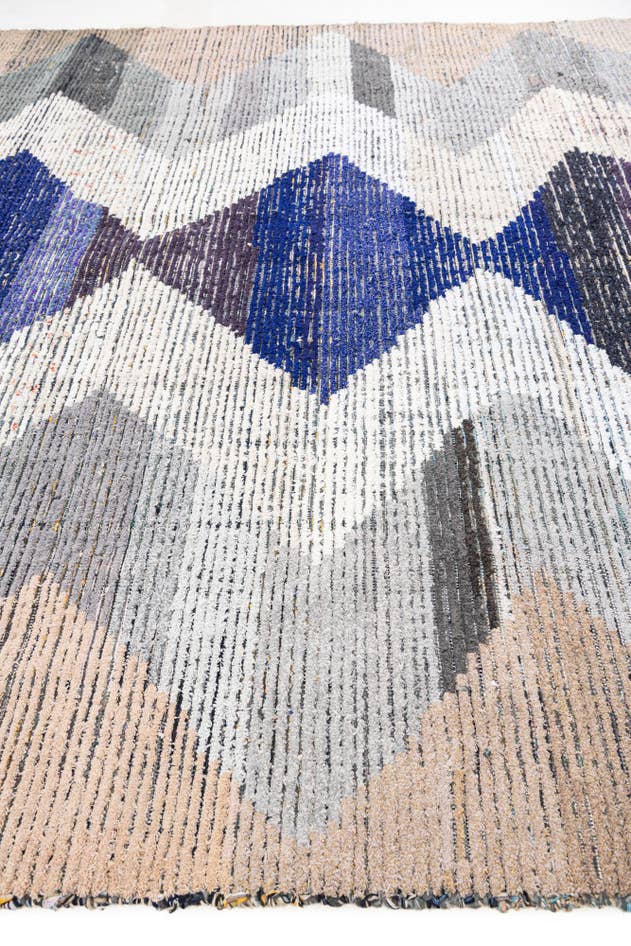 Detail image of 9' 4 x 12' 1 Hand Knotted Moroccan Wool Rug