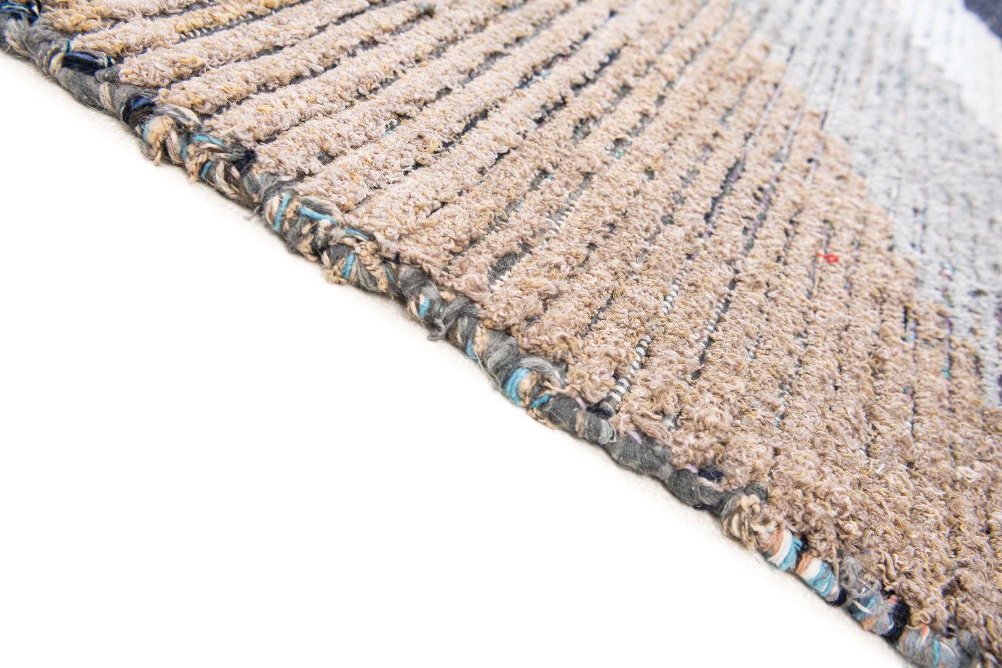 9' 4 x 12' 1 Hand Knotted Moroccan Wool Rug