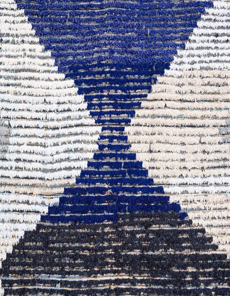 Detail image of 9' 4 x 12' 1  Hand Knotted Moroccan Wool Rug