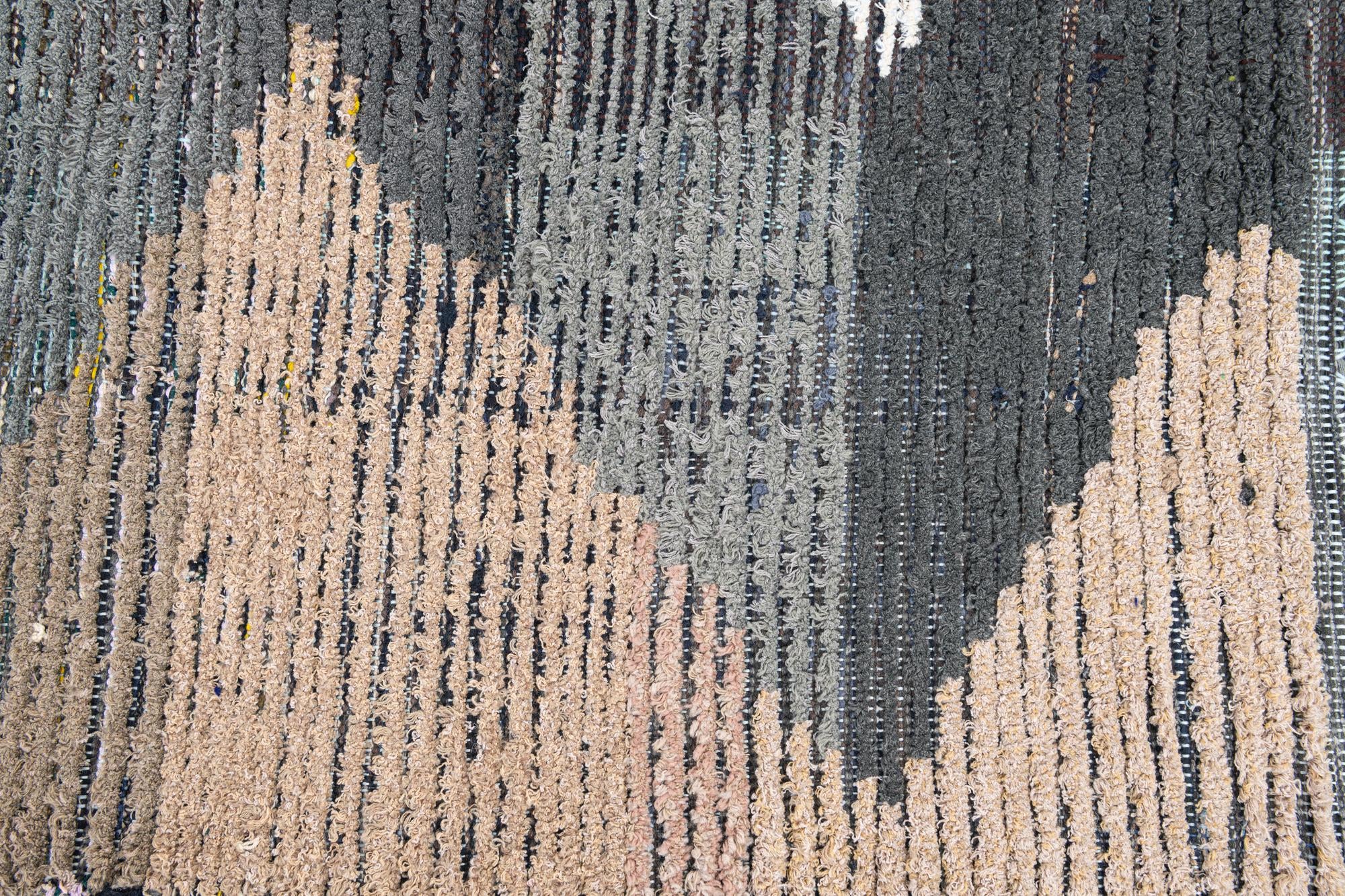 9' 4 x 12' 1 Hand Knotted Moroccan Wool Rug