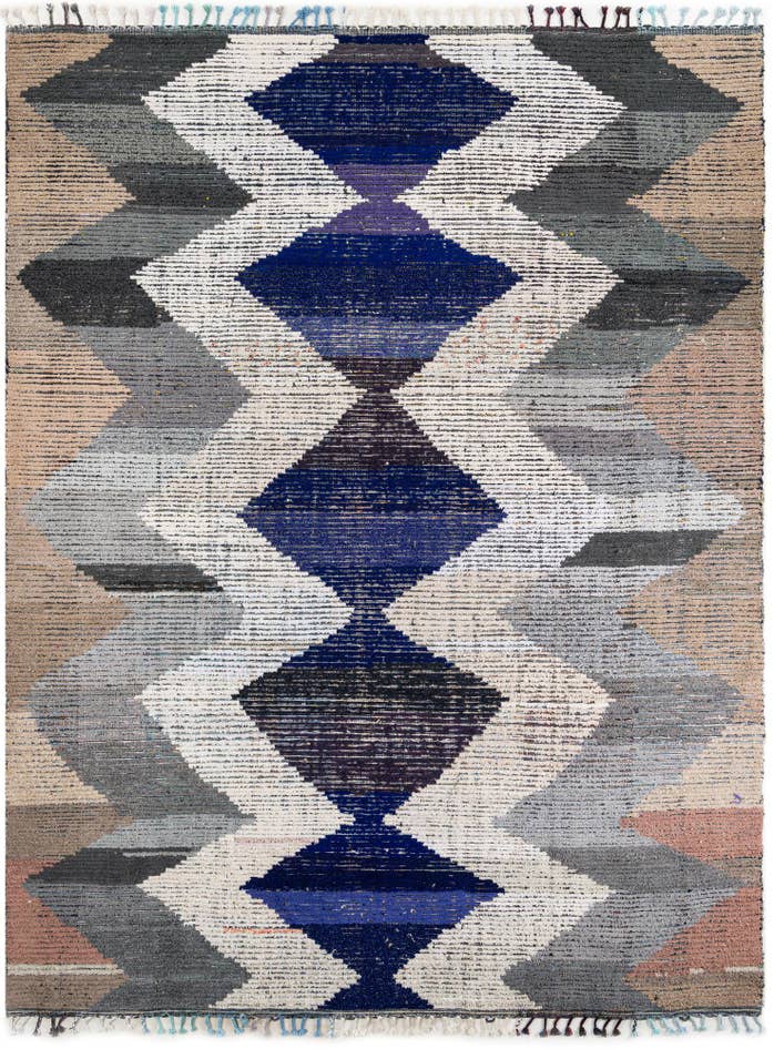 Detail image of 9' 4 x 12' 1 Hand Knotted Moroccan Wool Rug