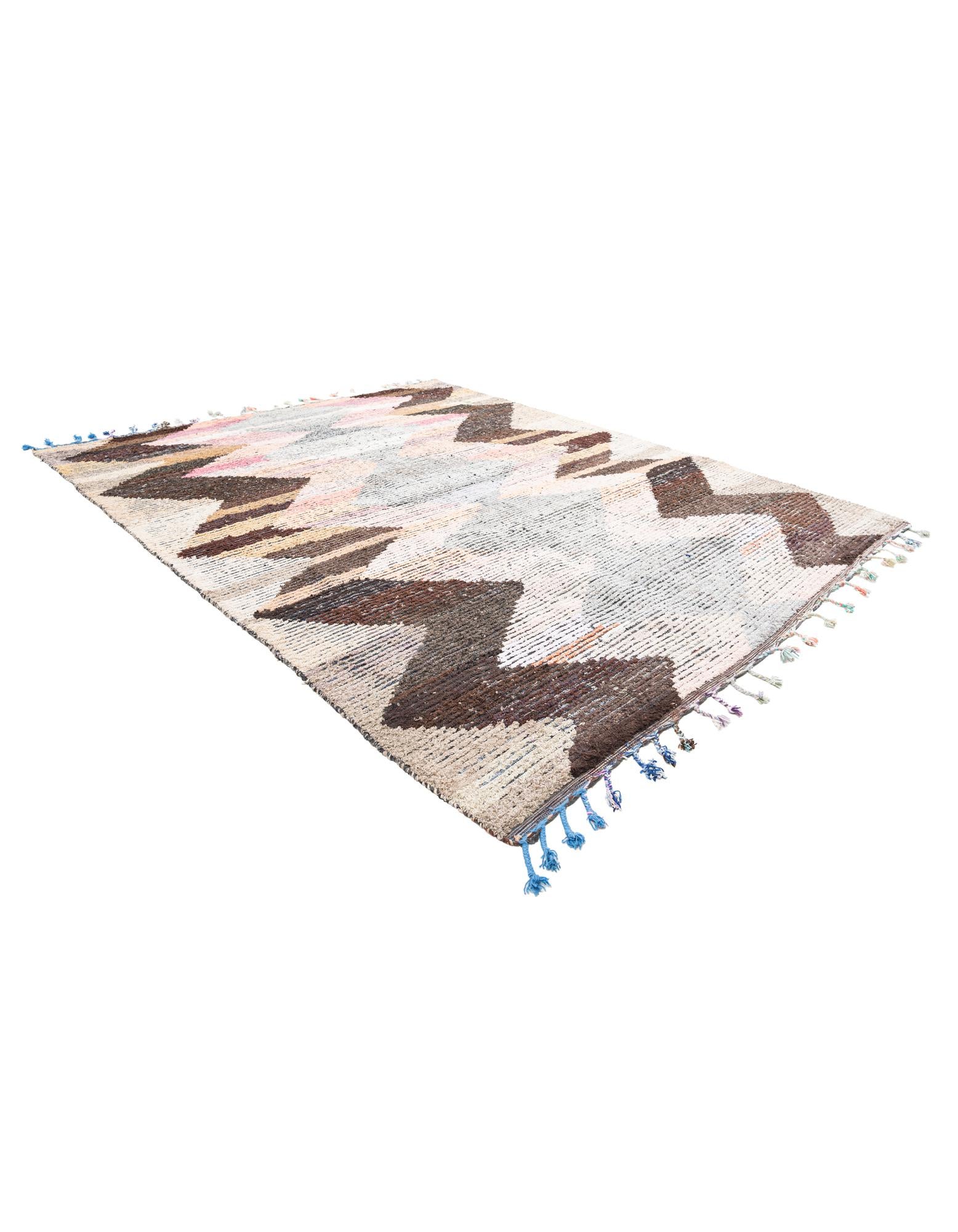 8' 5 x 10' 3 Hand Knotted Moroccan Wool Rug