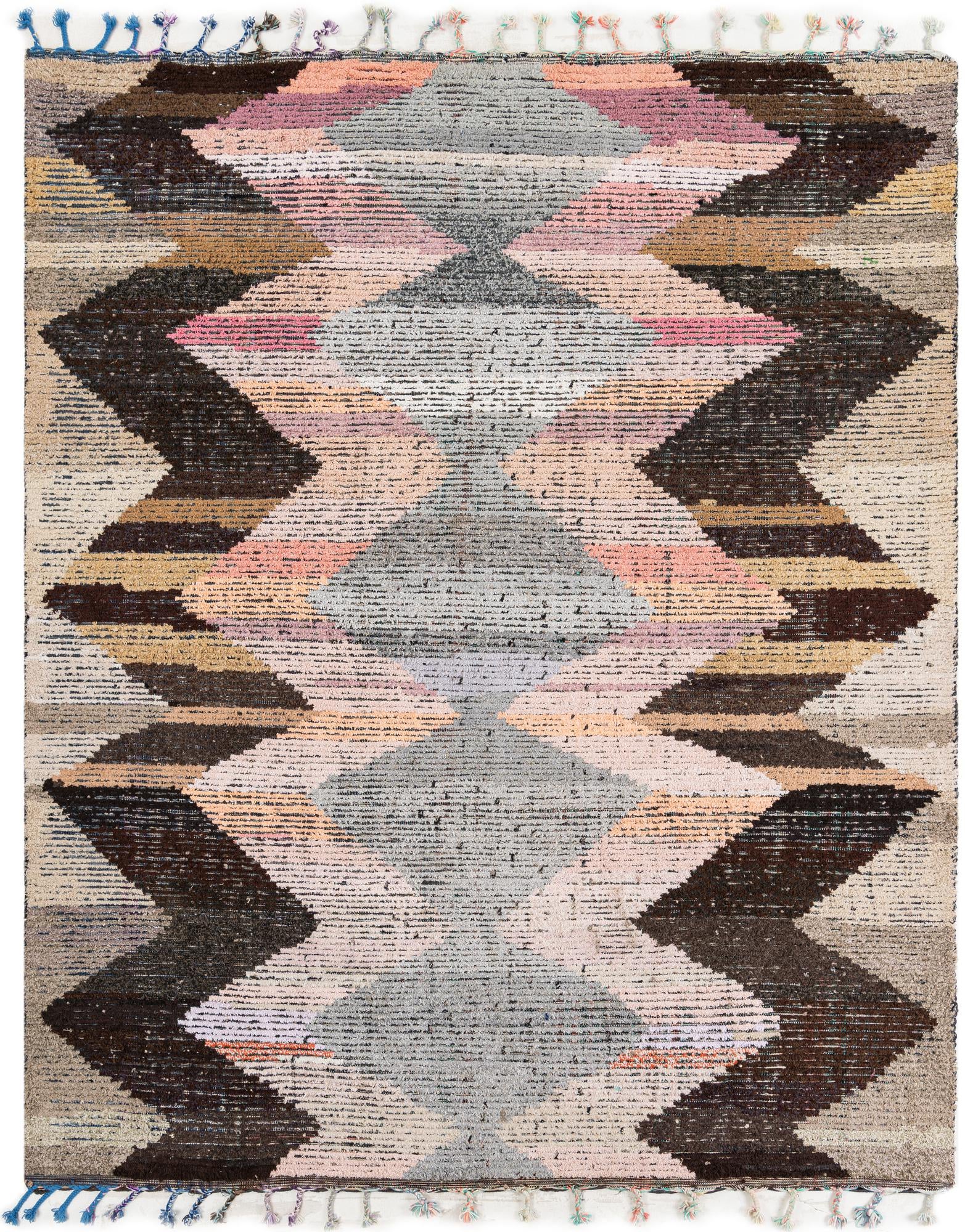 8' 5 x 10' 3 Hand Knotted Moroccan Wool Rug