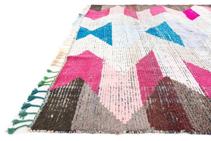 Detail image of 9' 2 x 12' 1 Hand Knotted Moroccan Wool Rug