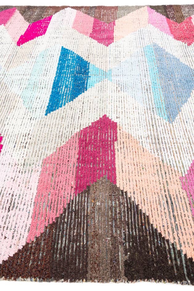 Detail image of 9' 2 x 12' 1 Hand Knotted Moroccan Wool Rug