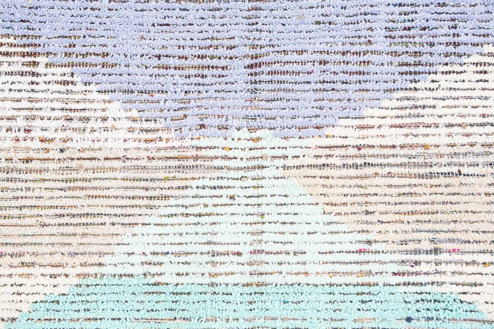 9' 2 x 12' 1 Hand Knotted Moroccan Wool Rug