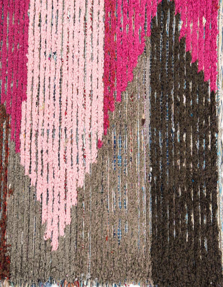 Detail image of 9' 2 x 12' 1  Hand Knotted Moroccan Wool Rug