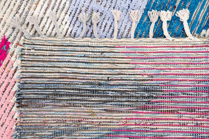 9' 2 x 12' 1 Hand Knotted Moroccan Wool Rug