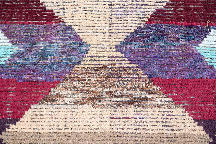 9' 2 x 12' 1 Hand Knotted Moroccan Wool Rug