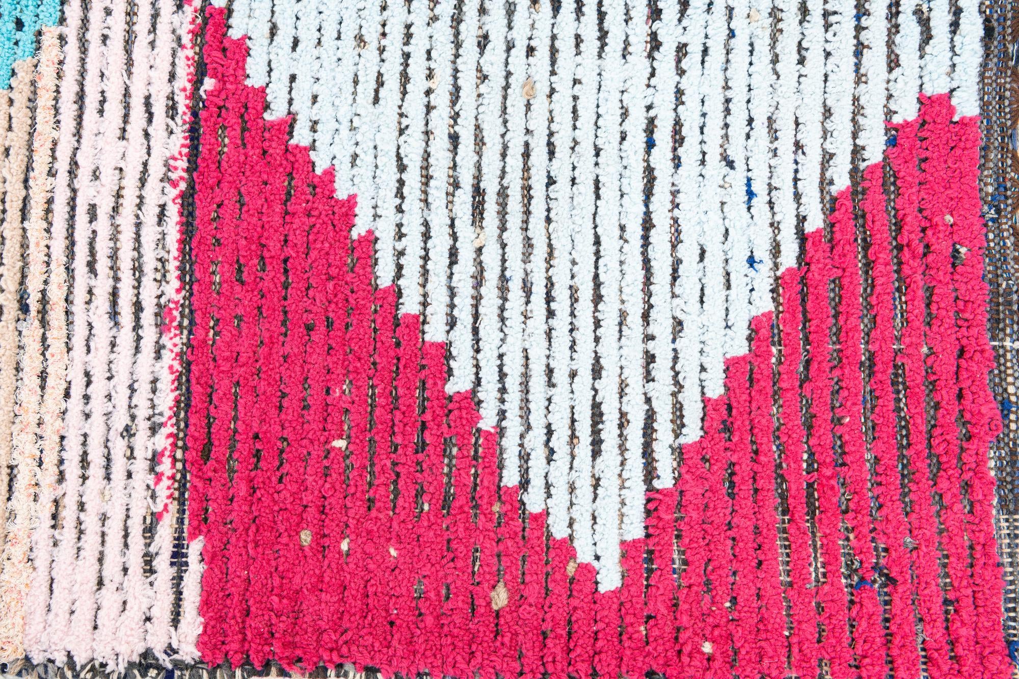 9' 2 x 12' 1 Hand Knotted Moroccan Wool Rug