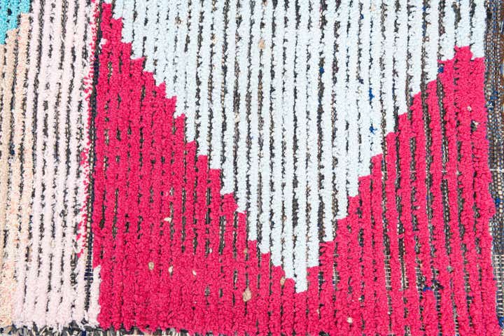 9' 2 x 12' 1 Hand Knotted Moroccan Wool Rug