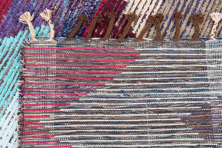9' 2 x 12' 1 Hand Knotted Moroccan Wool Rug