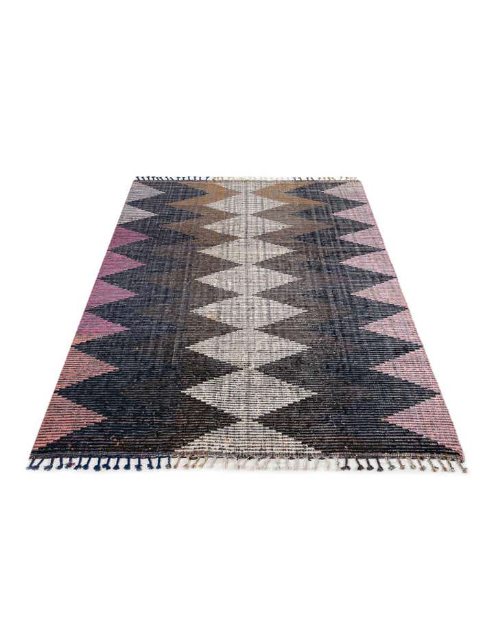 7' 8 x 10' 2 Hand Knotted Moroccan Wool Rug