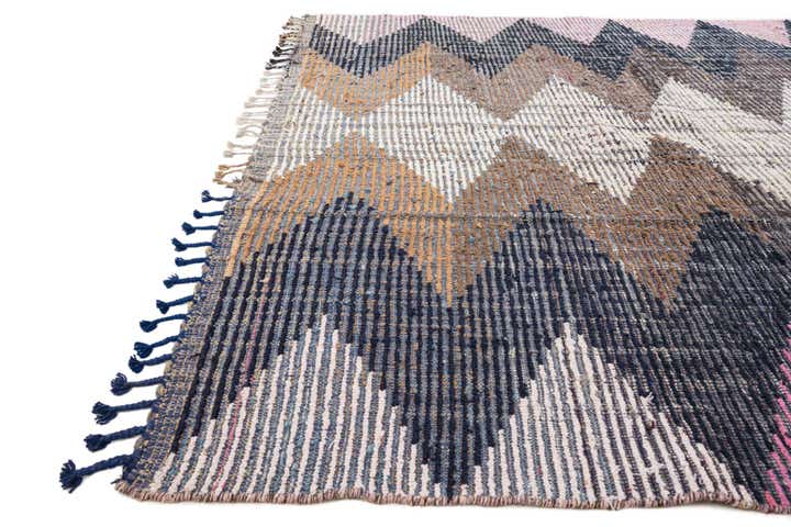 7' 8 x 10' 2 Hand Knotted Moroccan Wool Rug