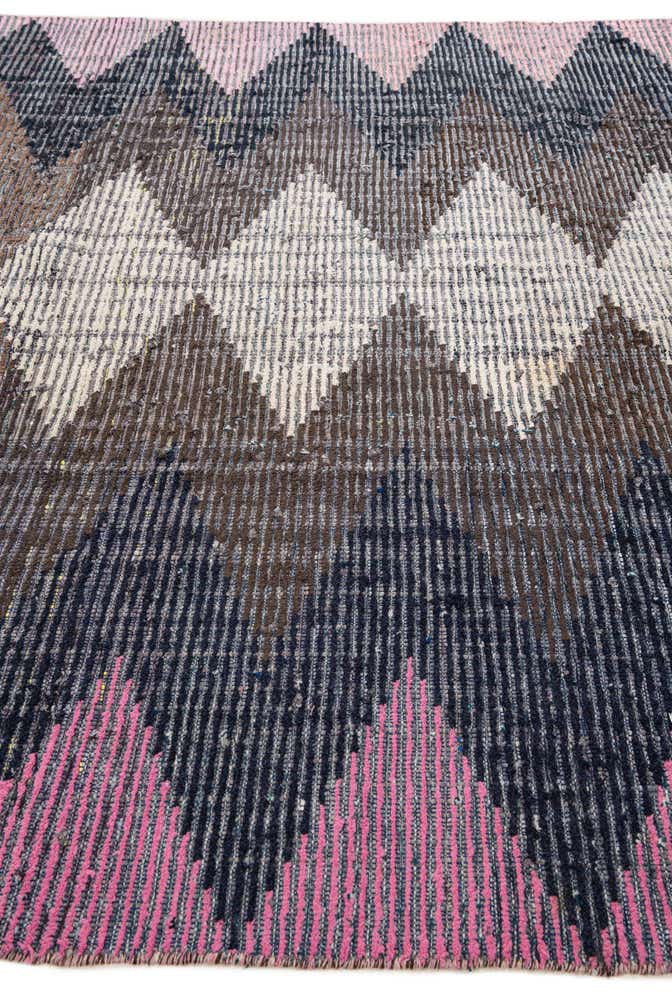 7' 8 x 10' 2 Hand Knotted Moroccan Wool Rug