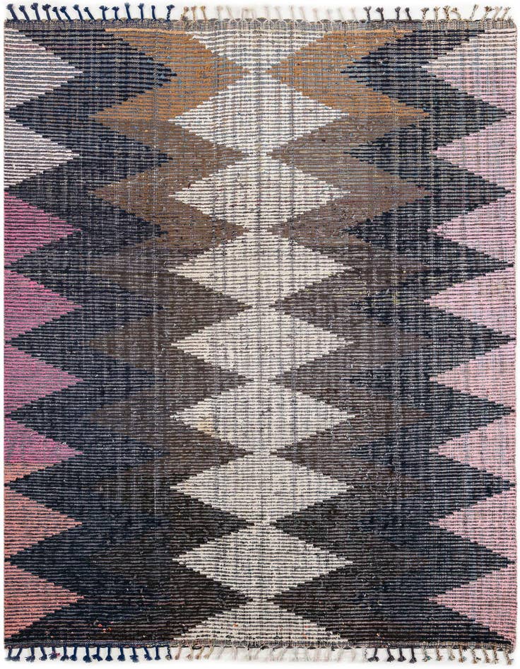 Detail image of 7' 8 x 10' 2 Hand Knotted Moroccan Wool Rug