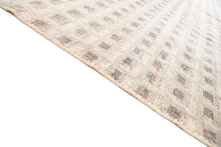 9' 4 x 12' 1 Hand Knotted Moroccan Wool Rug