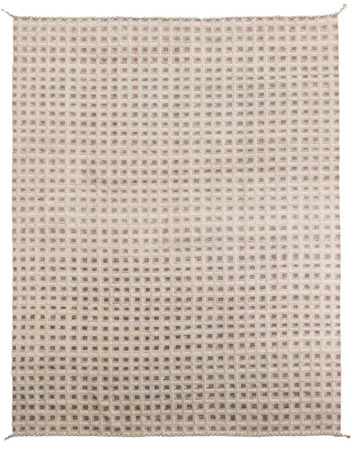 9' 4 x 12' 1 Hand Knotted Moroccan Wool Rug