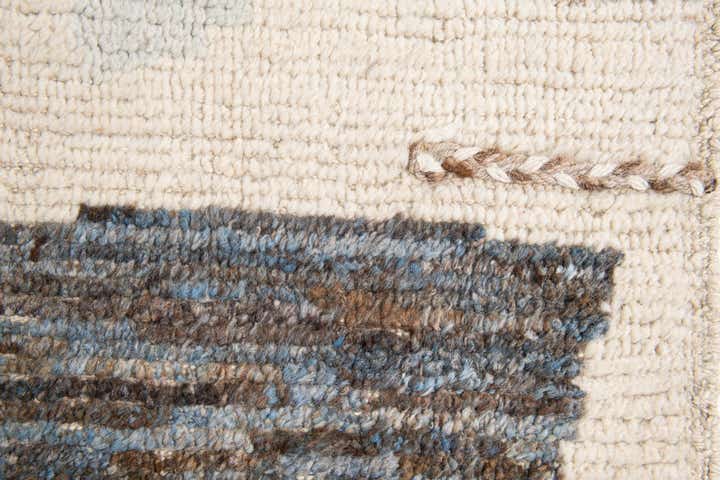 10' 7 x 14' 5 Hand Knotted Moroccan Wool Rug