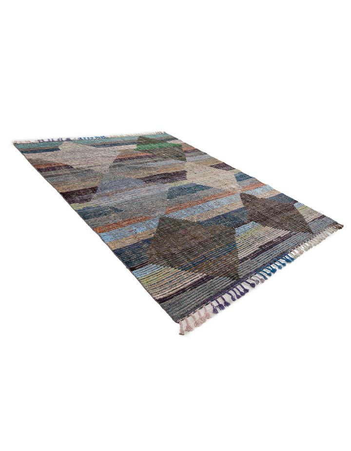 8' 2 x 10' 1 Hand Knotted Moroccan Wool Rug