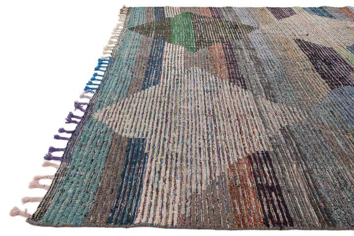 8' 2 x 10' 1 Hand Knotted Moroccan Wool Rug